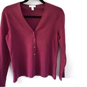 Charter Club Silk Blend Cardigan Sweater